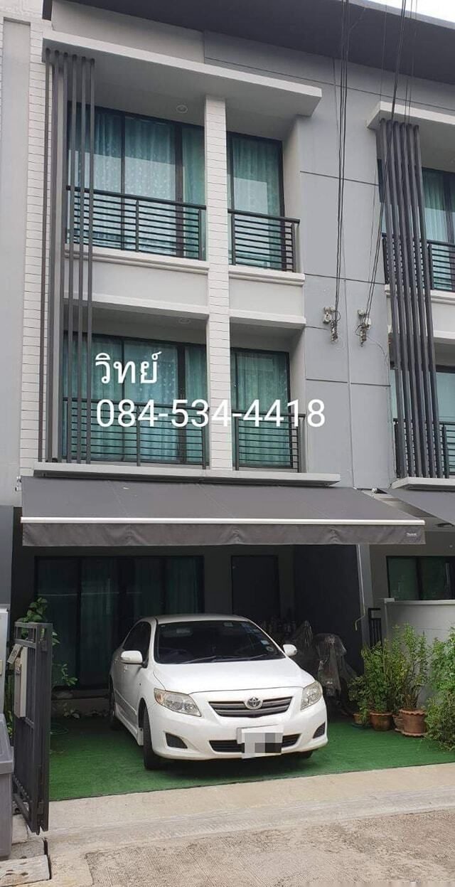 3 Bedroom Townhouse for rent at Baan Klang Muang Rattanathibet — photo 1