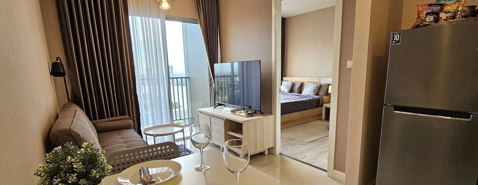 1 Bedroom Condo for rent at Manor Sanambinnam — photo 1