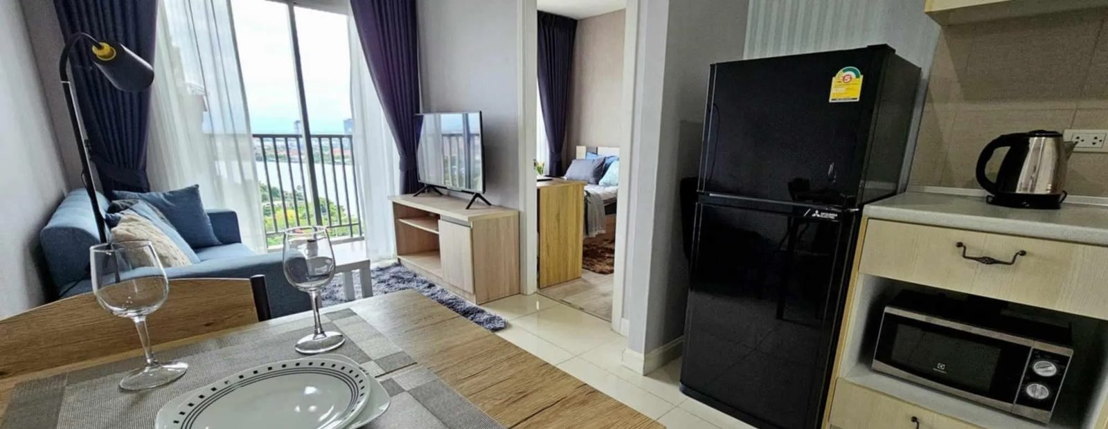 1 Bedroom Condo for rent at Manor Sanambinnam — photo 1