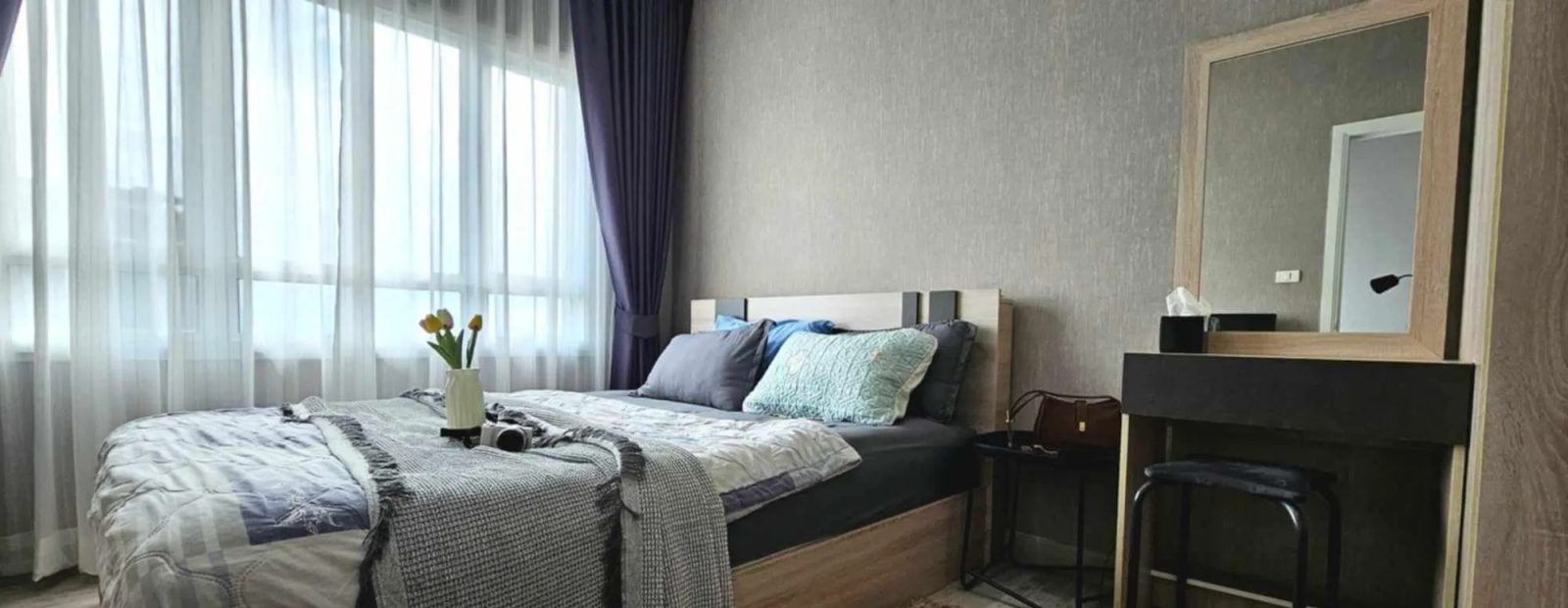 1 Bedroom Condo for rent at Manor Sanambinnam — photo 2