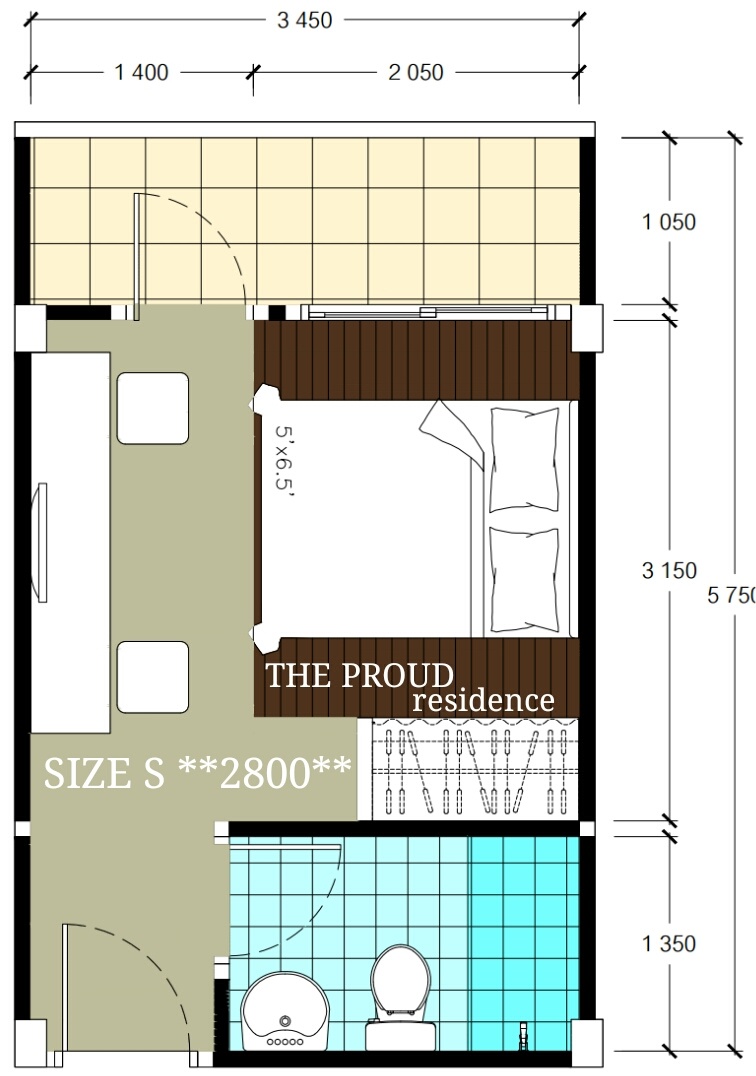 1 Bed Condo — photo 2