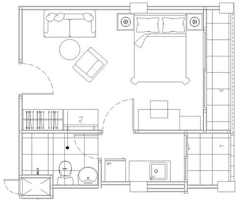 1 Bed Condo · Mueang Nonthaburi, nonthaburi — photo 2