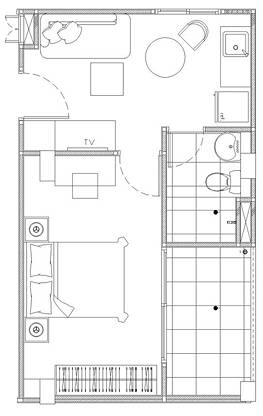 1 Bed Condo · Mueang Nonthaburi, nonthaburi — photo 3