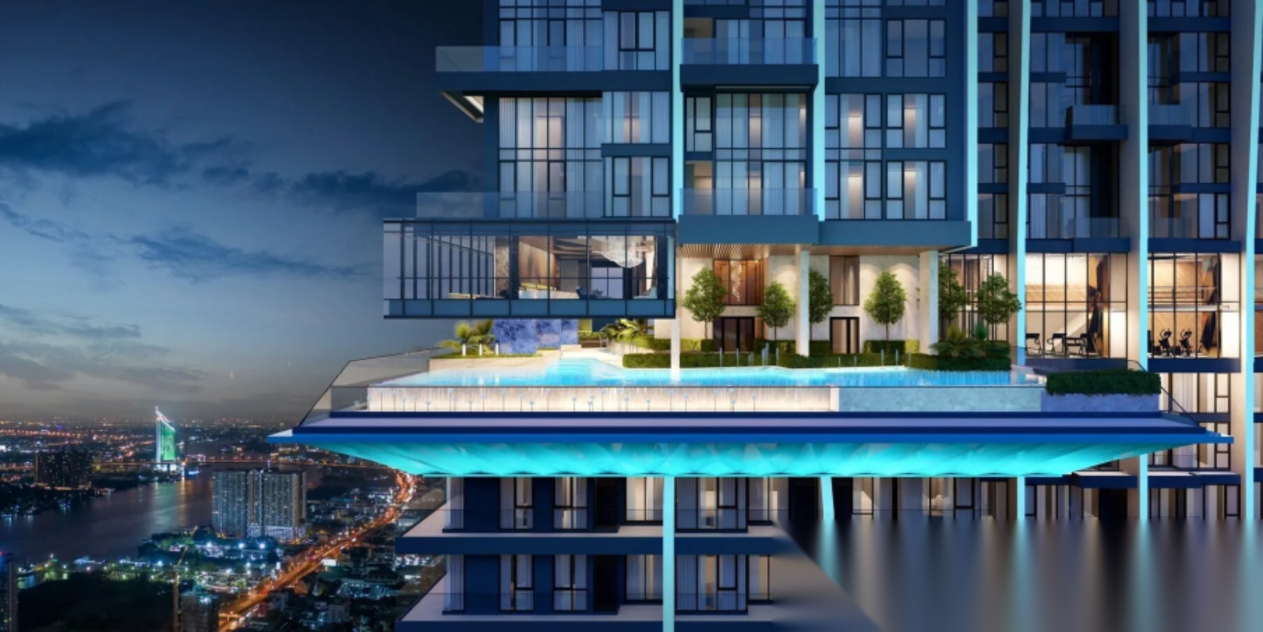 3 Bedroom Condo for sale at Sapphire Luxurious Condominium Rama 3 — photo 3