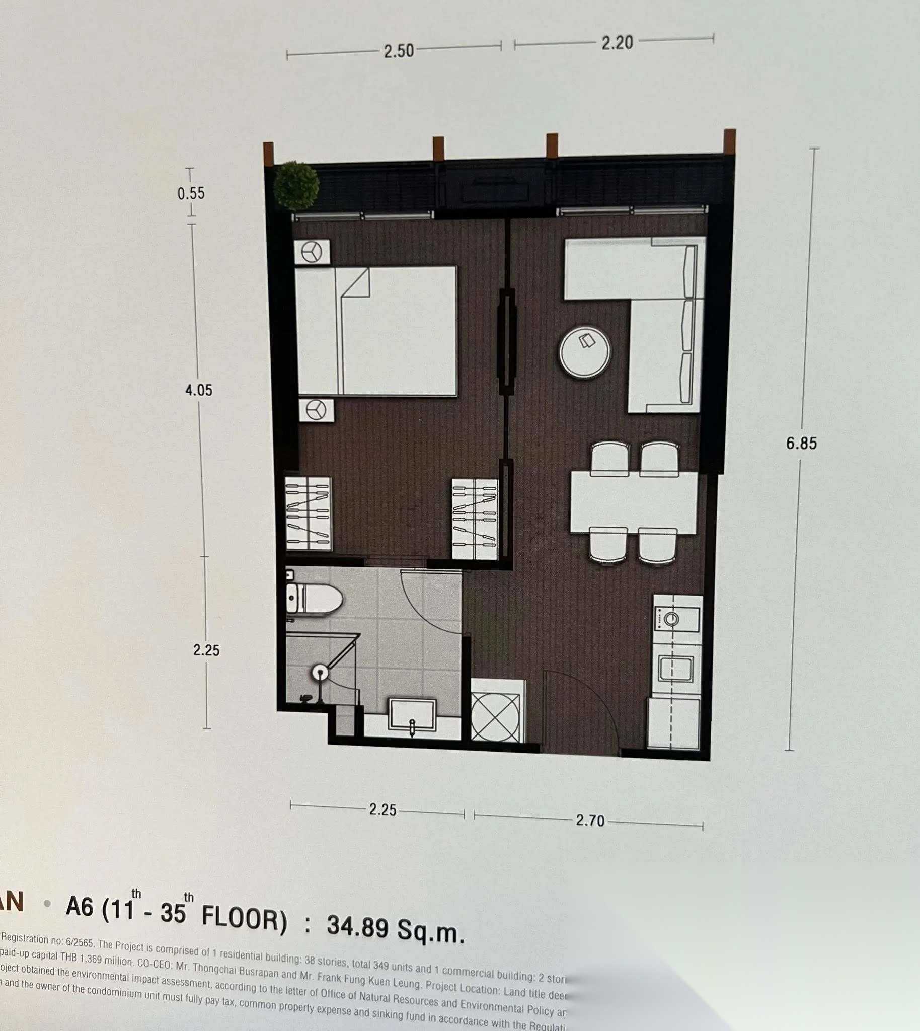 1 Bedroom Condo for sale at Noble State 39 — photo 4