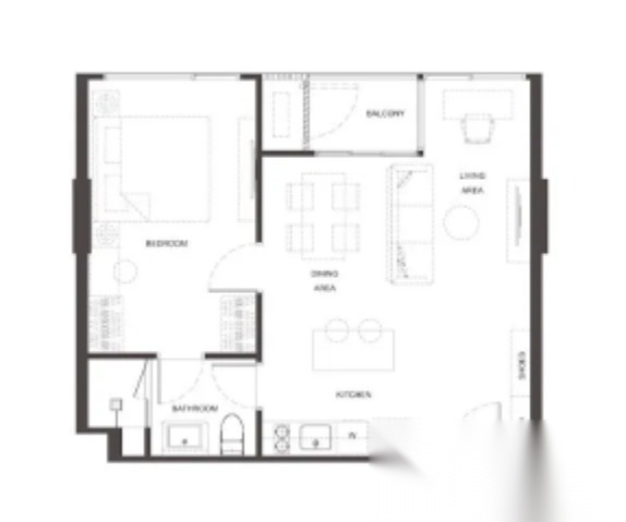 1 Bedroom Condo for sale at Via 61 — photo 5